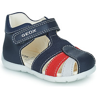 Boty Chlapecké Sandály Geox B ELTHAN BOY C Tmavě modrá / Červená
