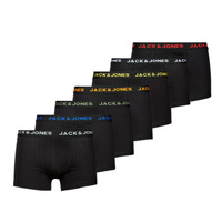Spodní prádlo Muži Boxerky Jack & Jones JACBASIC TRUNKS X7 Černá