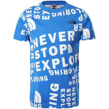 Textil Chlapecké Trička s krátkým rukávem The North Face Simple Dome Tee Kids Modrá