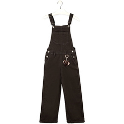 Textil Děti Overaly / Kalhoty s laclem Losan 124-9002AL Černá