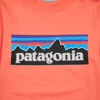 Patagonia BOYS LOGO T-SHIRT Korálová