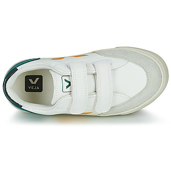 Veja Small V-12 Velcro Bílá / Žlutá / Zelená