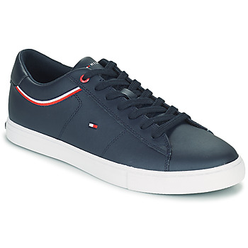 Boty Muži Nízké tenisky Tommy Hilfiger Essential Leather Sneaker Detail Tmavě modrá