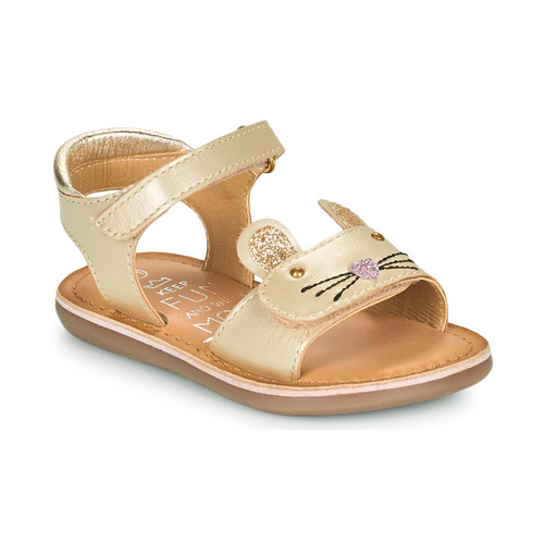Boty Dívčí Sandály Mod'8 CLOONIE Zlatá