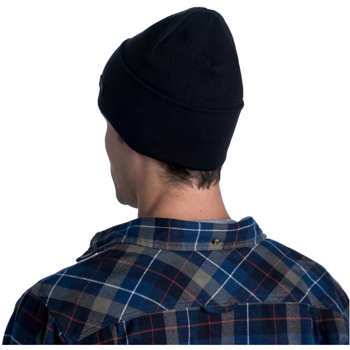 Buff Niels Knitted Hat Beanie Černá
