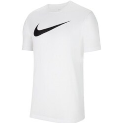 Textil Muži Trička s krátkým rukávem Nike Drifit Park 20 Bílé