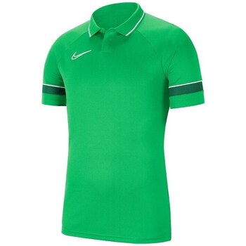 Nike Trička s krátkým rukávem Drifit Academy 21 Polo - Zelená