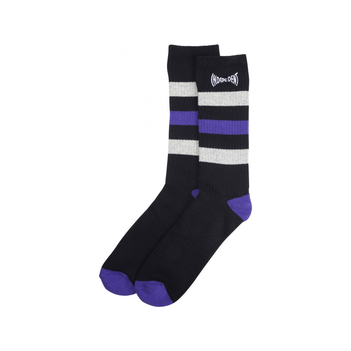 Spodní prádlo Muži Ponožky Independent Span stripe socks Černá