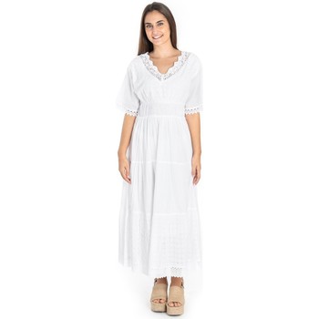 Textil Ženy Šaty Isla Bonita By Sigris Šaty Bílá