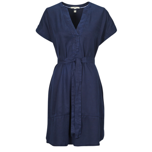 Textil Ženy Krátké šaty Esprit tencel belt drs Modrá