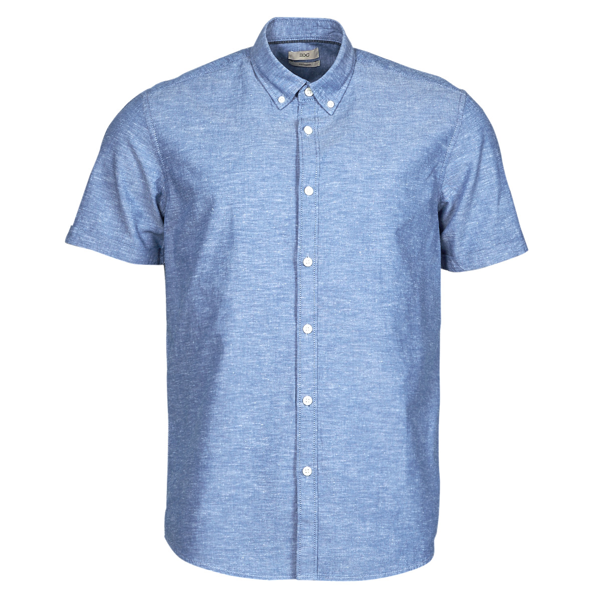 Textil Muži Košile s krátkými rukávy Esprit COO co/lin ssl Modrá