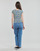 Textil Ženy Trička s krátkým rukávem Vans DECO DITSY CAPSLV TOP Modrá