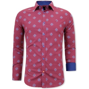 Textil Muži Košile s dlouhymi rukávy Tony Backer 126153802 Modrá