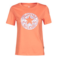 Textil Ženy Trička s krátkým rukávem Converse Chuck Patch Infill Tee Oranžová