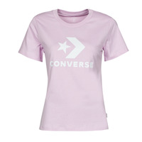 Textil Ženy Trička s krátkým rukávem Converse Star Chevron Center Front Tee Světlá / Nafialovělá