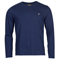 Textil Trička s dlouhými rukávy Polo Ralph Lauren LS CREW Tmavě modrá