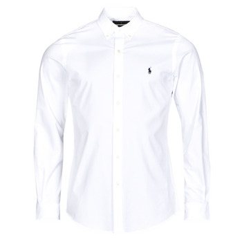 Textil Muži Košile s dlouhymi rukávy Polo Ralph Lauren ZSC11B Bílá