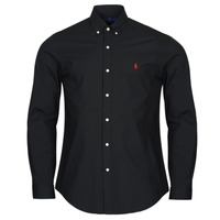 Textil Muži Košile s dlouhymi rukávy Polo Ralph Lauren ZSC11B Černá / Černá
