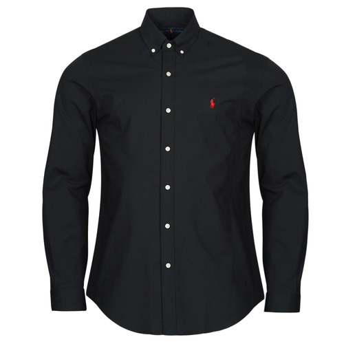 Textil Muži Košile s dlouhymi rukávy Polo Ralph Lauren ZSC11B Černá