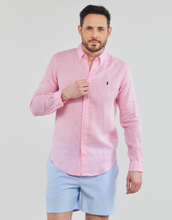 Textil Muži Košile s dlouhymi rukávy Polo Ralph Lauren Z221SC19 Růžová / Růžová