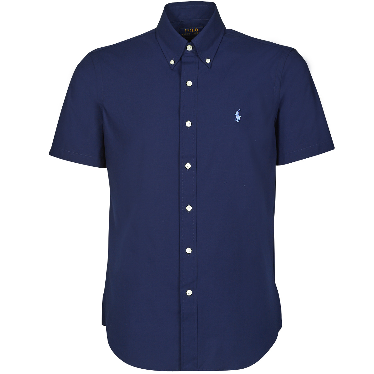 Textil Muži Košile s krátkými rukávy Polo Ralph Lauren Z221SC11 Tmavě modrá