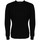 Textil Muži Svetry Les Hommes LHK108 647U | Round Neck Asymetric Sweater Černá