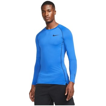 Textil Muži Trička s krátkým rukávem Nike Pro Tight Top Modrá