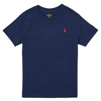 Textil Chlapecké Trička s krátkým rukávem Polo Ralph Lauren LELLEW Tmavě modrá