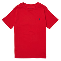 Textil Dívčí Trička s krátkým rukávem Polo Ralph Lauren NOUVILE Červená