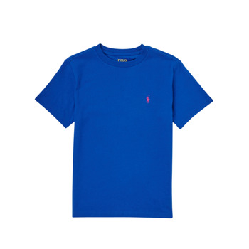 Textil Chlapecké Trička s krátkým rukávem Polo Ralph Lauren FILLIEE Modrá