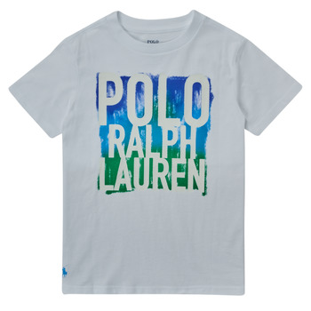 Textil Chlapecké Trička s krátkým rukávem Polo Ralph Lauren GEMMA Bílá