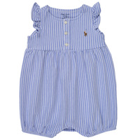 Textil Dívčí Overaly / Kalhoty s laclem Polo Ralph Lauren RETENDOUX Modrá