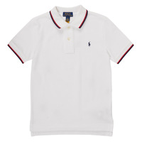 Textil Chlapecké Polo s krátkými rukávy Polo Ralph Lauren TOUNIADI Bílá