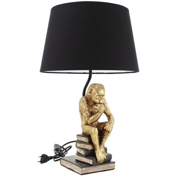 Bydlení Stolní lampy Signes Grimalt Lampa S Obrázkem Opice Zlatá