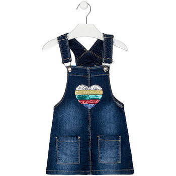 Textil Dívčí Overaly / Kalhoty s laclem Losan 126-7031AL Modrý