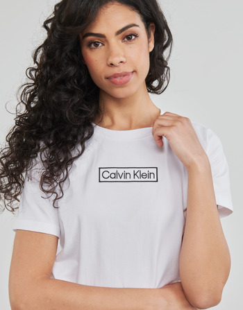 Calvin Klein Jeans PYJAMA SET SHORT Černá / Bílá