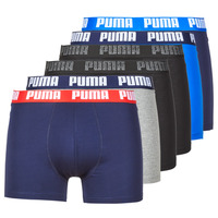 Spodní prádlo Muži Boxerky Puma PUMA BASIC X6 Černá / Modrá / Tmavě modrá / Šedá