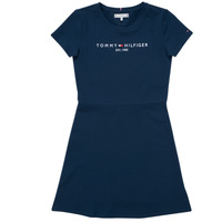 Textil Dívčí Krátké šaty Tommy Hilfiger PROVANSOU Tmavě modrá