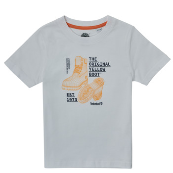 Textil Chlapecké Trička s krátkým rukávem Timberland TOULOUSA Bílá