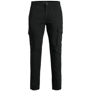 Textil Muži Kalhoty Produkt PANTALON CARGO NEGRO HOMBRE  12193703 Černá