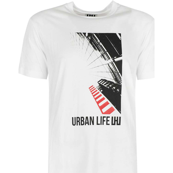 Textil Muži Trička s krátkým rukávem Les Hommes URG800P UG816 | Urban Life LHU Bílá