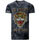 Textil Muži Trička s krátkým rukávem Ed Hardy Los tigre t-shirt black Černá
