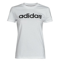 Textil Ženy Trička s krátkým rukávem adidas Performance LIN T-SHIRT Bílá / Černá