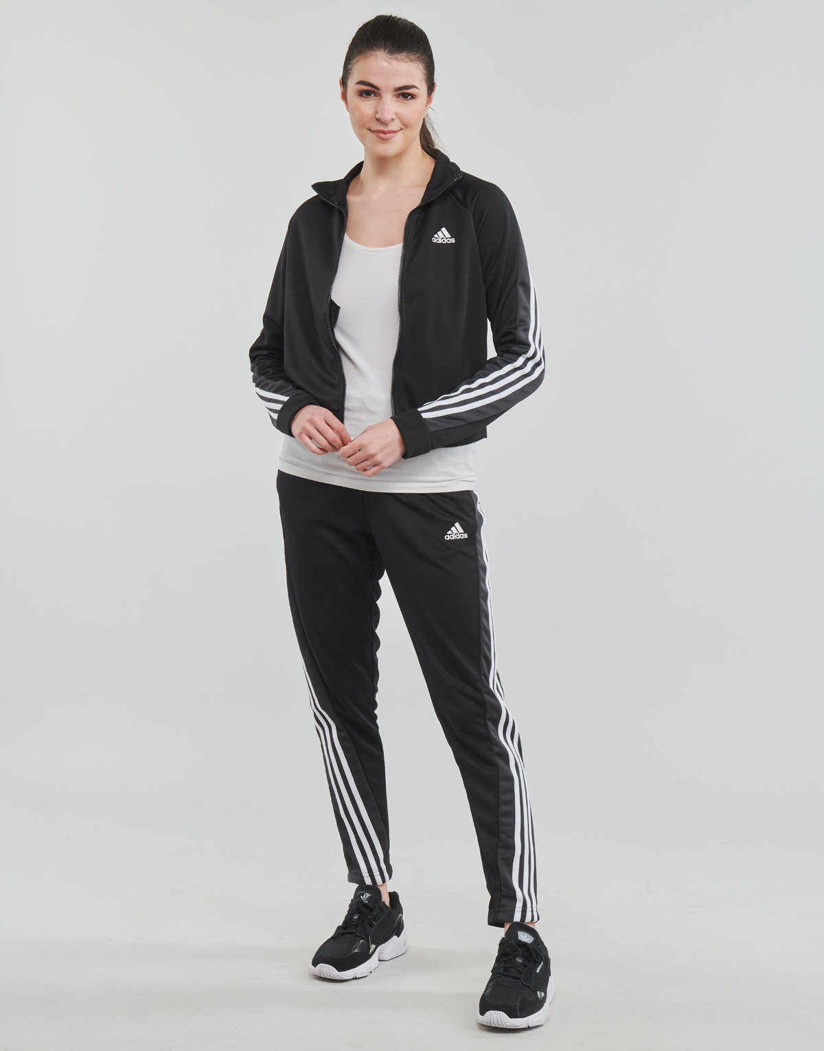 Textil Ženy Teplákové soupravy Adidas Sportswear TEAMSPORT TRACKSUIT Černá / Uhlová