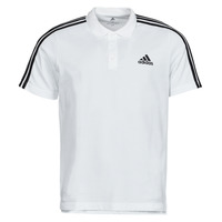 Textil Muži Polo s krátkými rukávy adidas Performance 3 Stripes PQ POLO SHIRT Bílá / Černá