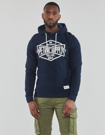 Textil Muži Mikiny Petrol Industries Sweater Hooded Print Námořnická modř
