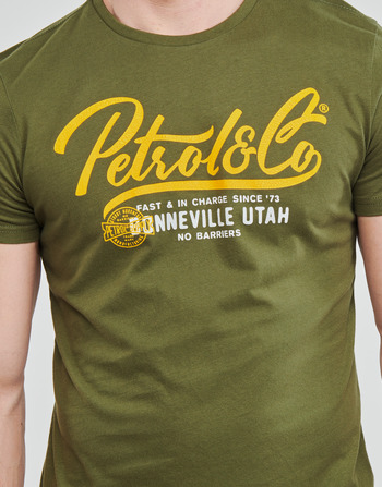 Petrol Industries T-Shirt SS Classic Print Prachová / Army