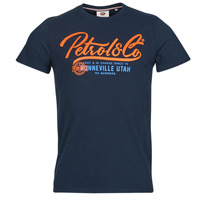 Textil Muži Trička s krátkým rukávem Petrol Industries T-Shirt SS Classic Print Námořnická modř