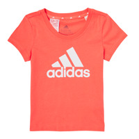 Textil Dívčí Trička s krátkým rukávem adidas Performance ANICKE Růžová
