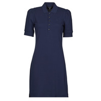 Textil Ženy Krátké šaty Lauren Ralph Lauren CHACE-SHORT SLEEVE-CASUAL DRESS Tmavě modrá